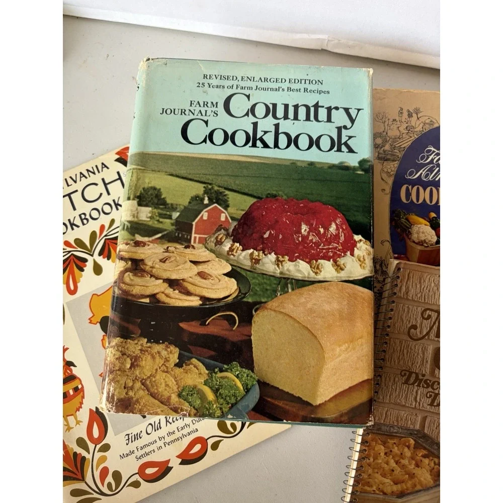 8‎ Vintage Spiral Cookbooks Campbell Country Cooking Dutch American Recipes